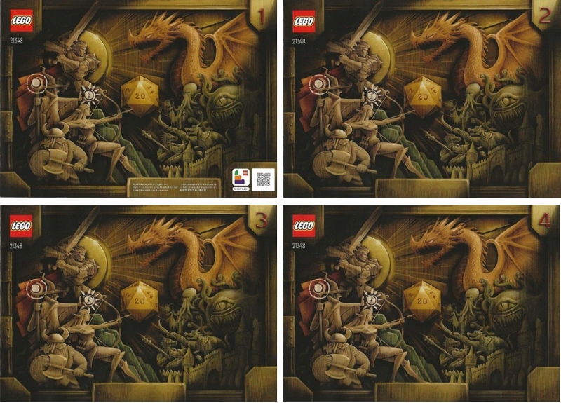 N Lego Návod 21348 Dungeons & Dragons: Příběh červeného draka – nový