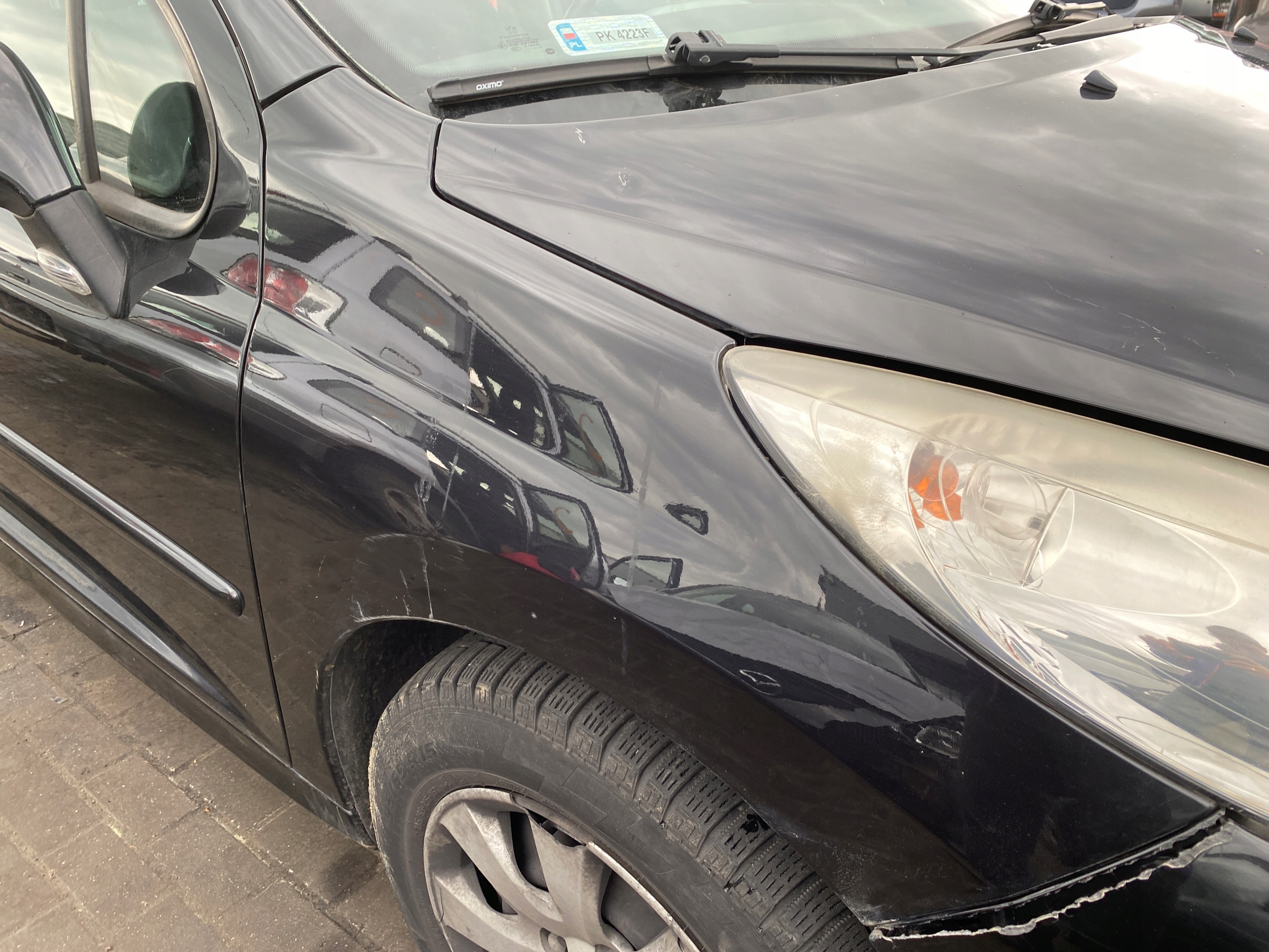 fender right front front Peugeot 207 06-15 kod lakieru EXLC