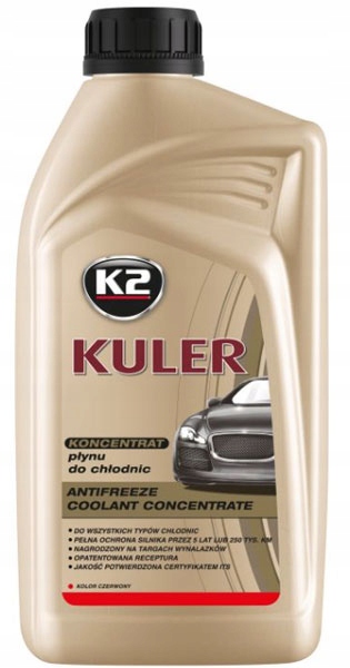 

K2 Kuler Czerwony Koncentrat do chłodnic G12/G12+