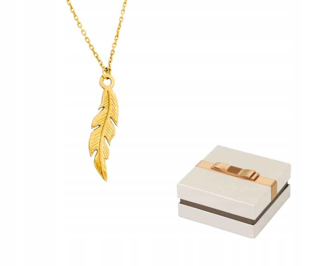 Zlatý náhrdelník Pero ZN76