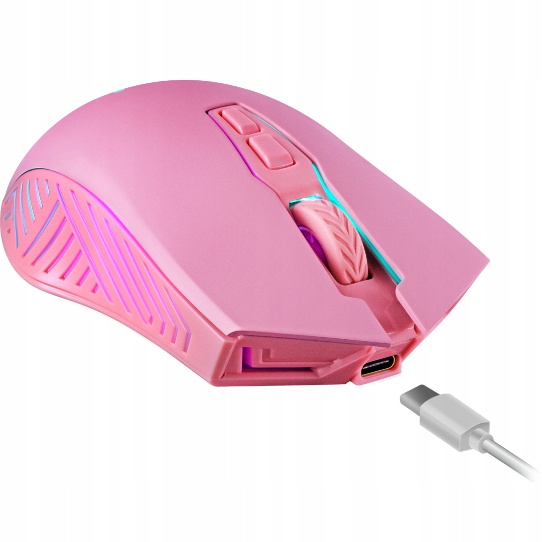 MYSZ DEFENDER GM-502 PANDORA RF BEZPRZEWODOWA 3200dpi 7P RÓŻOWA — 17