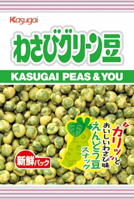

Kasugai Japoński prażony groszek smak wasabi 72g