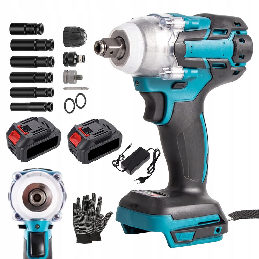 Výkonný Rázový Utahovák 650 Nm 21 V S Regulací Rychlosti A Led