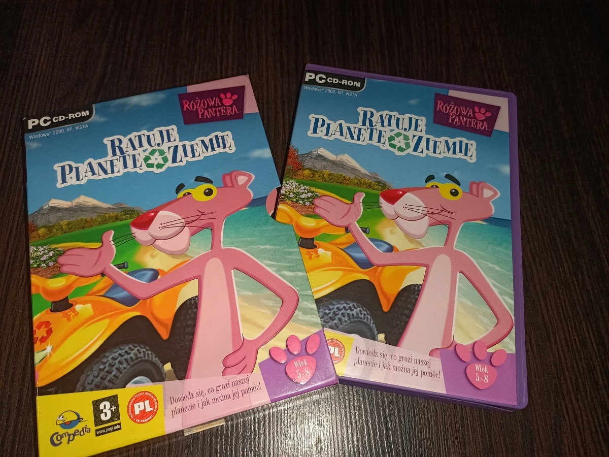 Różowa Pantera Ratuje Planetę Ziemię PC DVDBOX Wydawca CD Projekt S.A.
