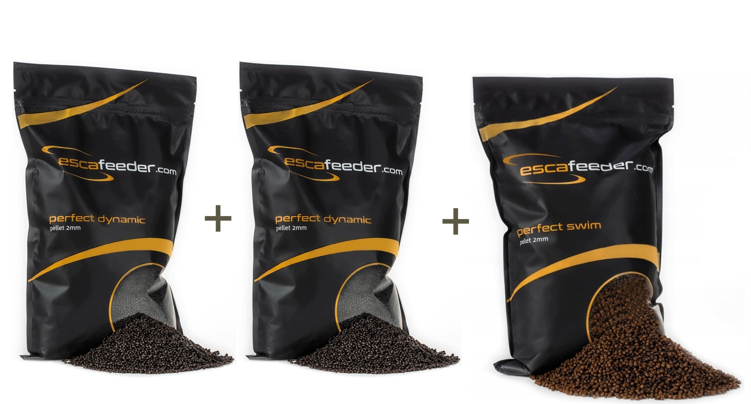 Zestaw Esca feeder pellet 2mm 800g 2 x Perfect Dynamic 1 x Perfect Swim