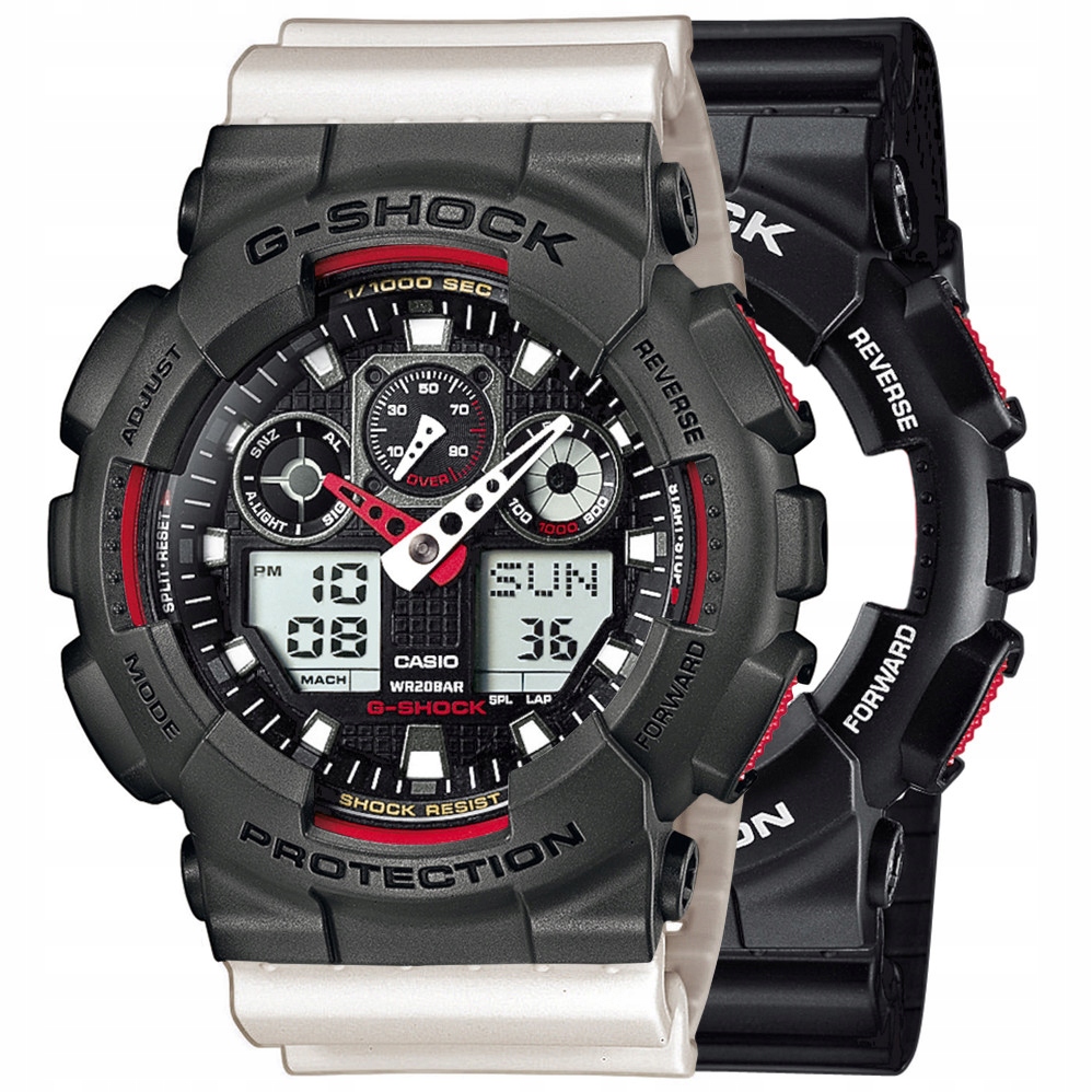 Hodinky Casio G-Shock Set GA-100-1A4ER Bezel 10467795 Pásek 10395227 20