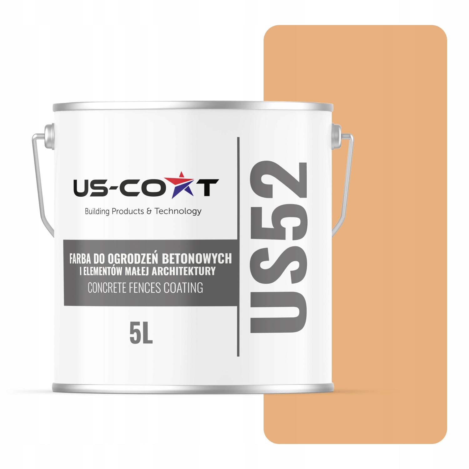 Farba Na Maľovanie Plotov Betónovej Farby Broskyňová F585 5L