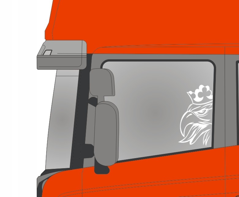

Naklejki na boczne szyby Scania Gryf nowy wzór