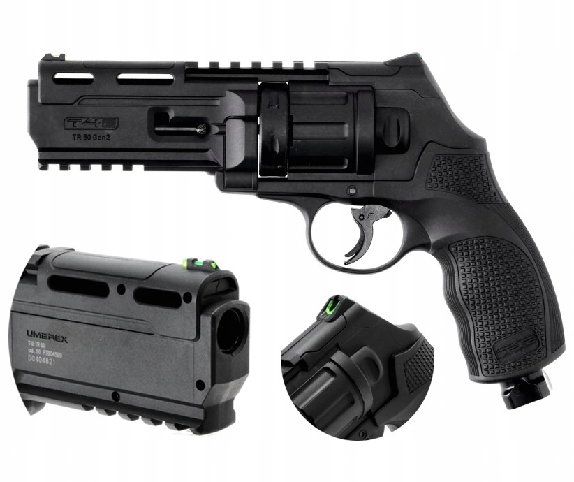 Umarex T4E Hdr 50 CO2 Gen 2 Rewolwer na kule gumowe Ram Kal. .50 12 g 13 J