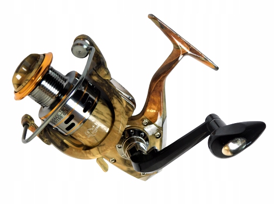 KOŁOWROTEK KAMUFLAŻ - KF 4000 ILOŚĆ ŁOŻYSK 9 (8+1) Marka Miracle Fisch