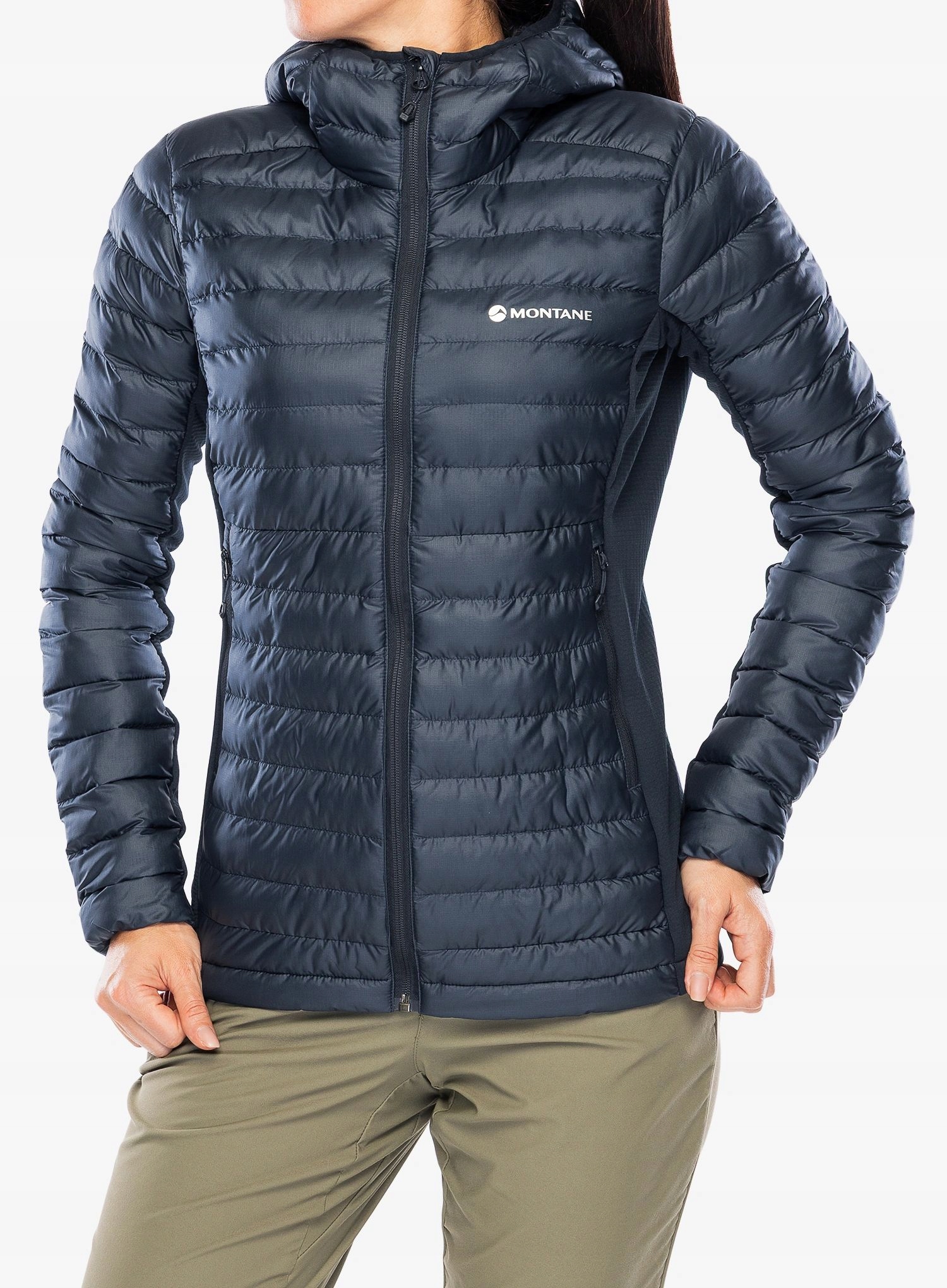 Dámská zateplená bunda Montane Icarus Lite Hoodie eclipse blue S