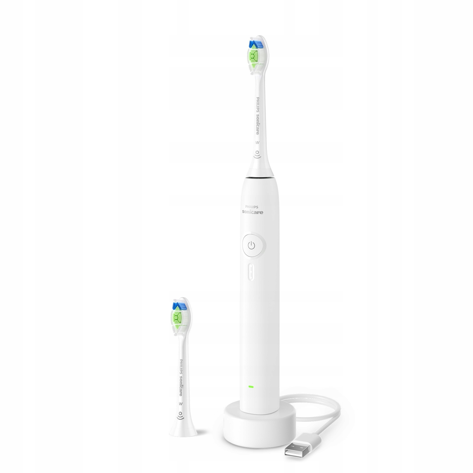 Philips Sonicare 3100 szczoteczka soniczna biała 2 końcówki HX4032/21