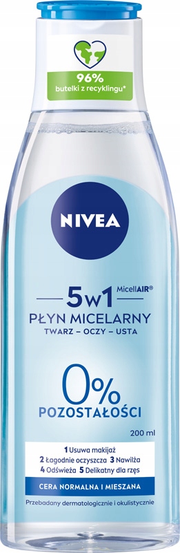 

Nivea Płyn micelarny do twarzy cera normalna 200ml