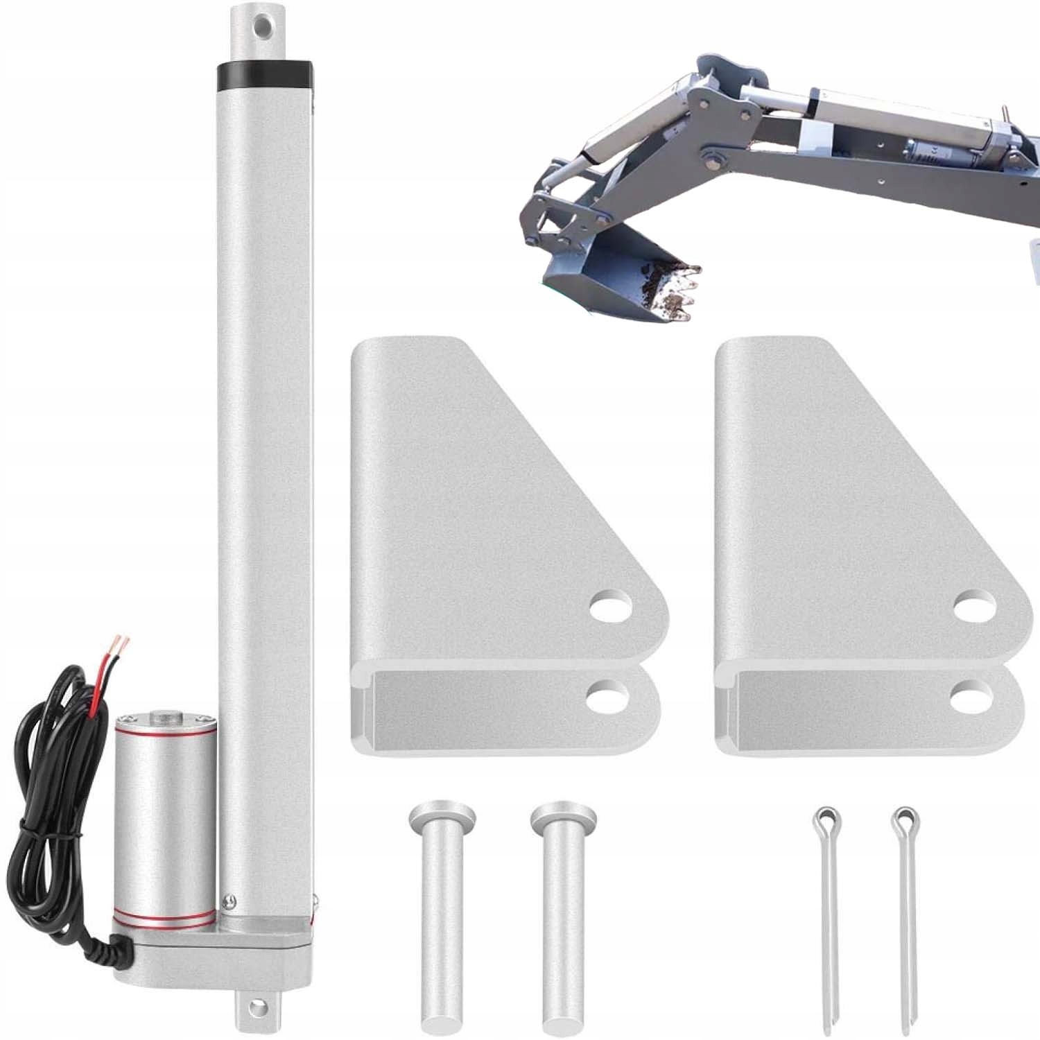 Siłownik Liniowy Elektryczny Do Transportu Przemysłowego 12V 200MM 1000N