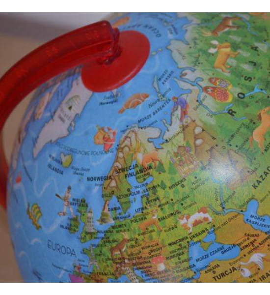 GLOBUS DLA DZIECI CIRCUS 25cm PODŚWIETLANY POL/FIZ Marka Nova Rico