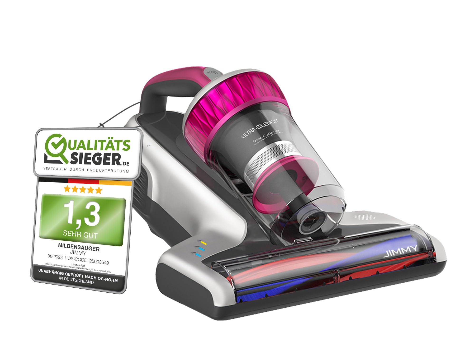 Jimmy Přenosný vysavač WB73, 600 W, Uv sterilizace, růžový