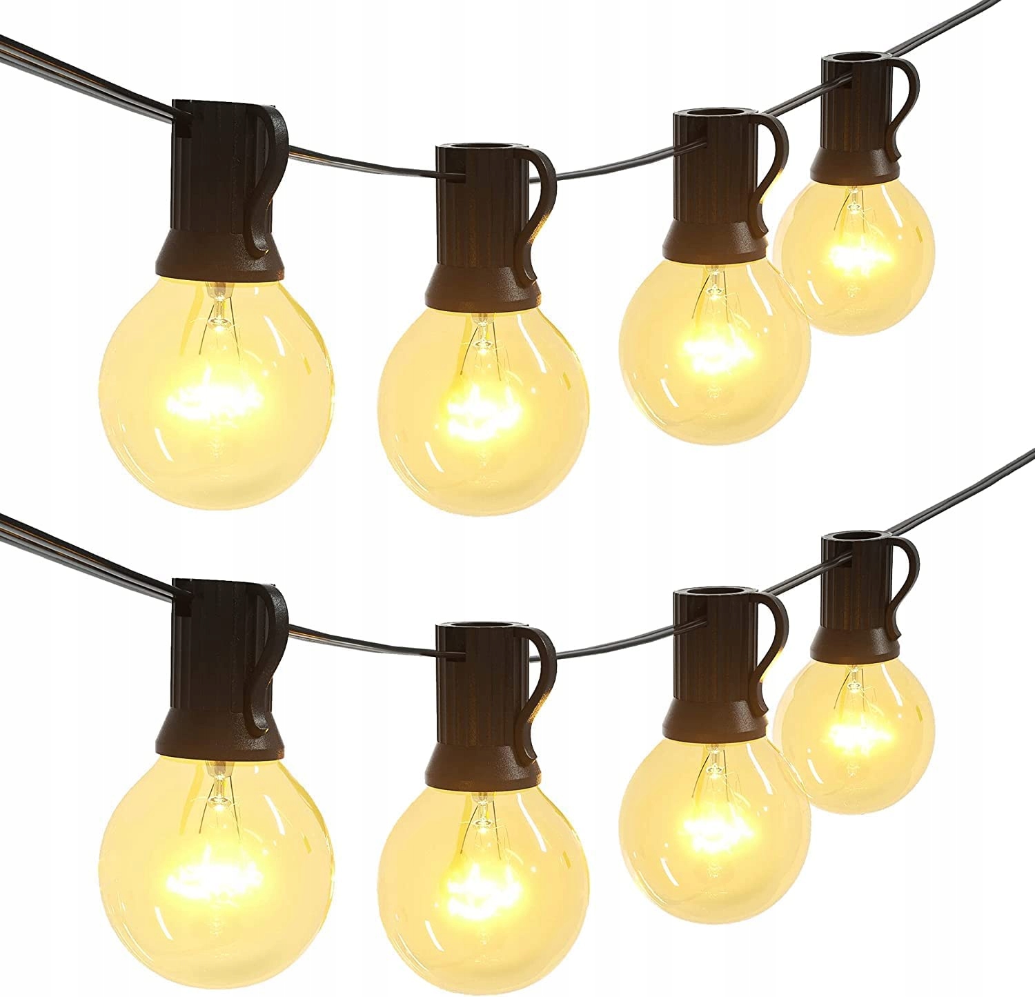 

Girlandy Lampki ogrodowa 7.6M + 25x żarówka G40