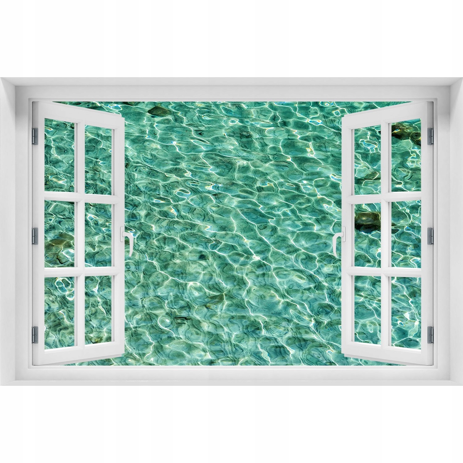 

Samoprzylepna Naklejka na ścianę Przejrzysta woda