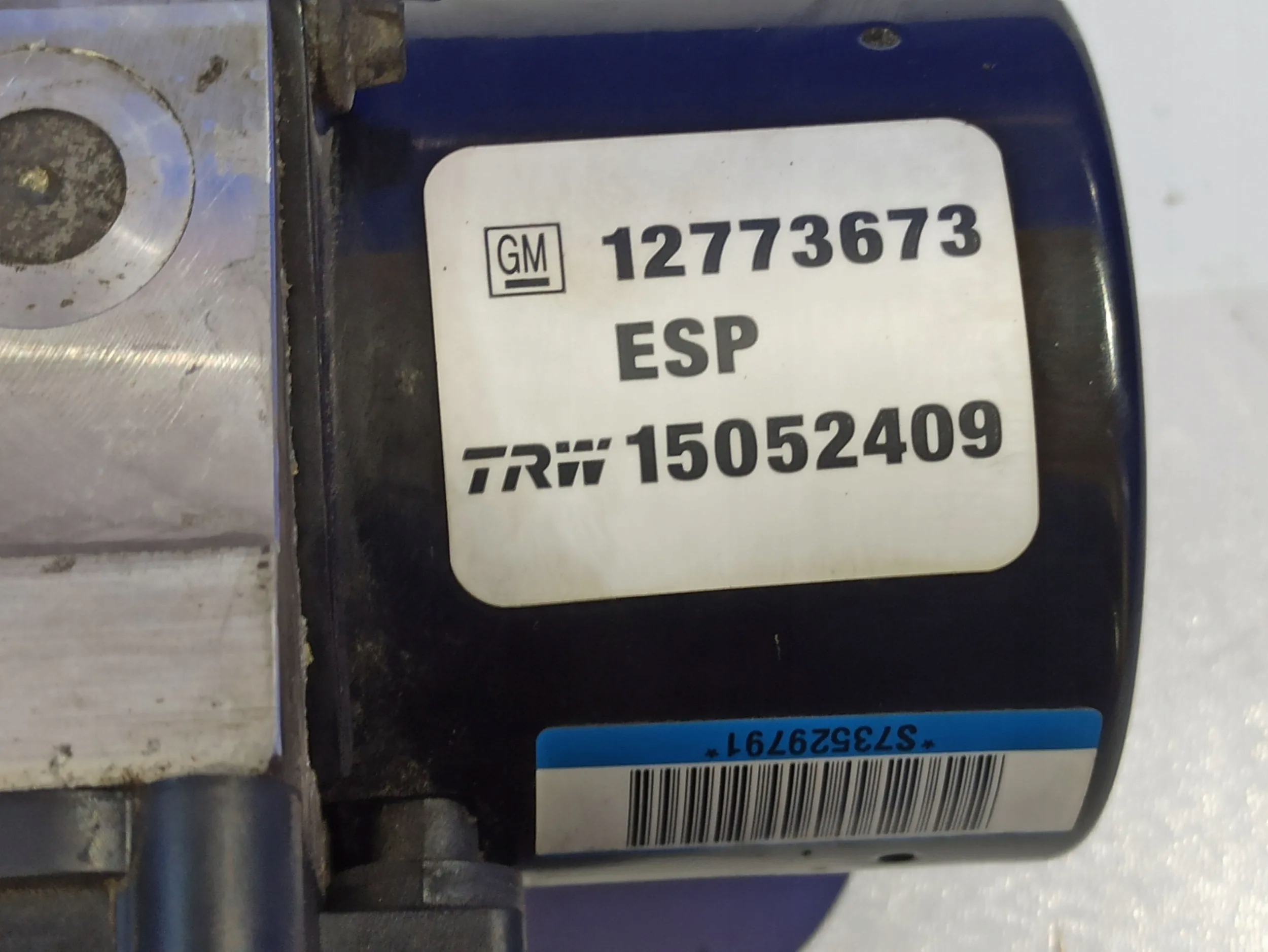 Saab 9-3 Ver2 2008 Pompy hamulcowe Numer katalogowy oryginału 12773673