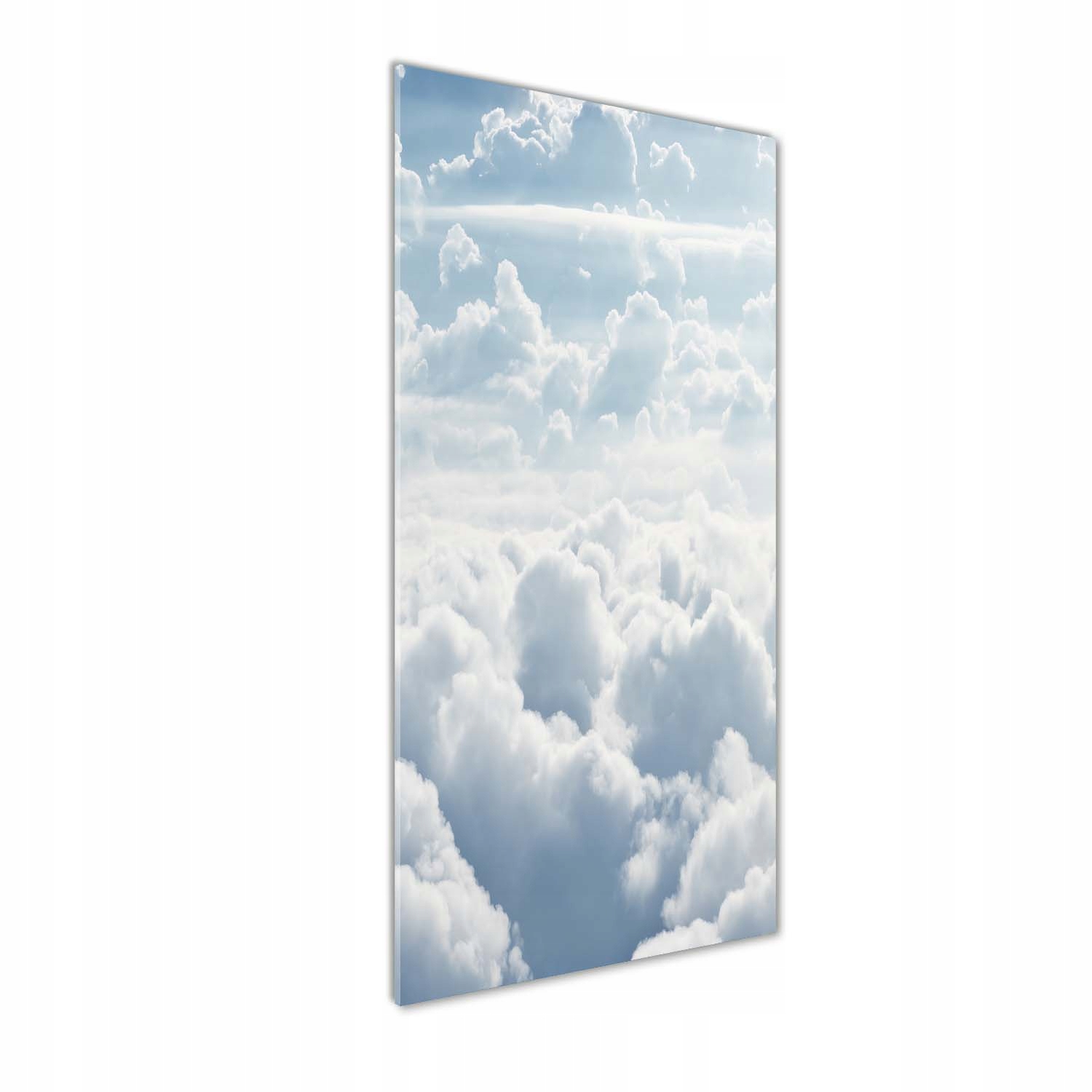 

Foto obraz szklany pionowy Lot nad chmurami 50x125