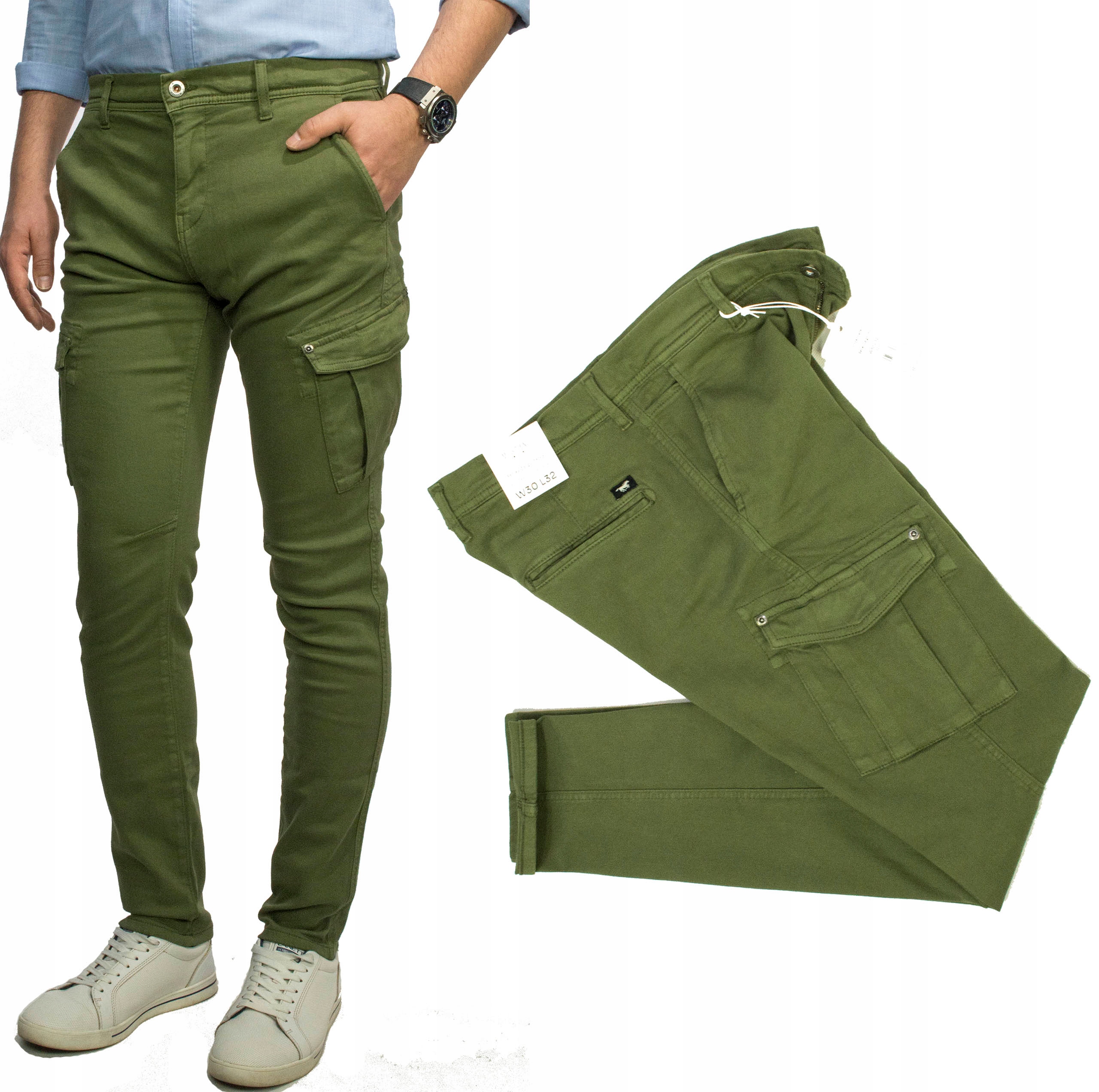 Mustang BeFlex Cargo Chino pánské kalhoty W28 L30