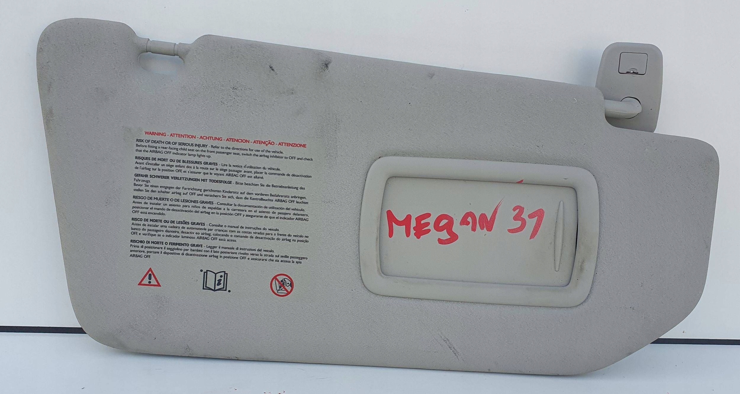 Renault Megane III 3 cover przeciwsloneczna right front