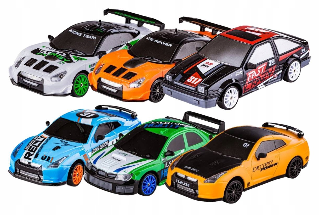 SAMOCHÓD RC DRIFT AUTO ZDALNIE STEROWANE DO DRIFTU 1:24 2,4 GHZ 4WD Skala 1:24