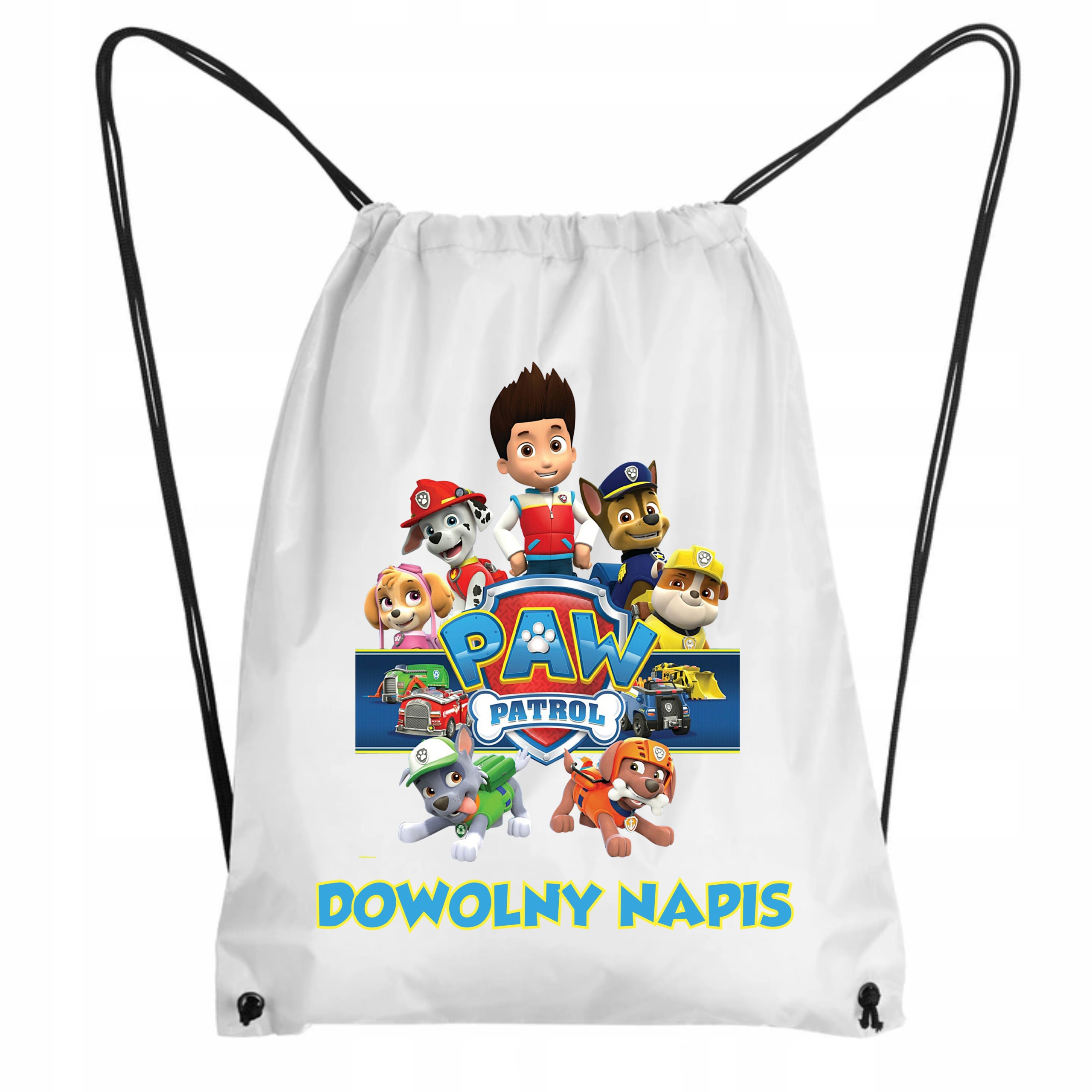 

Worek imię Psi Patrol strój Buty Wf do szkoły