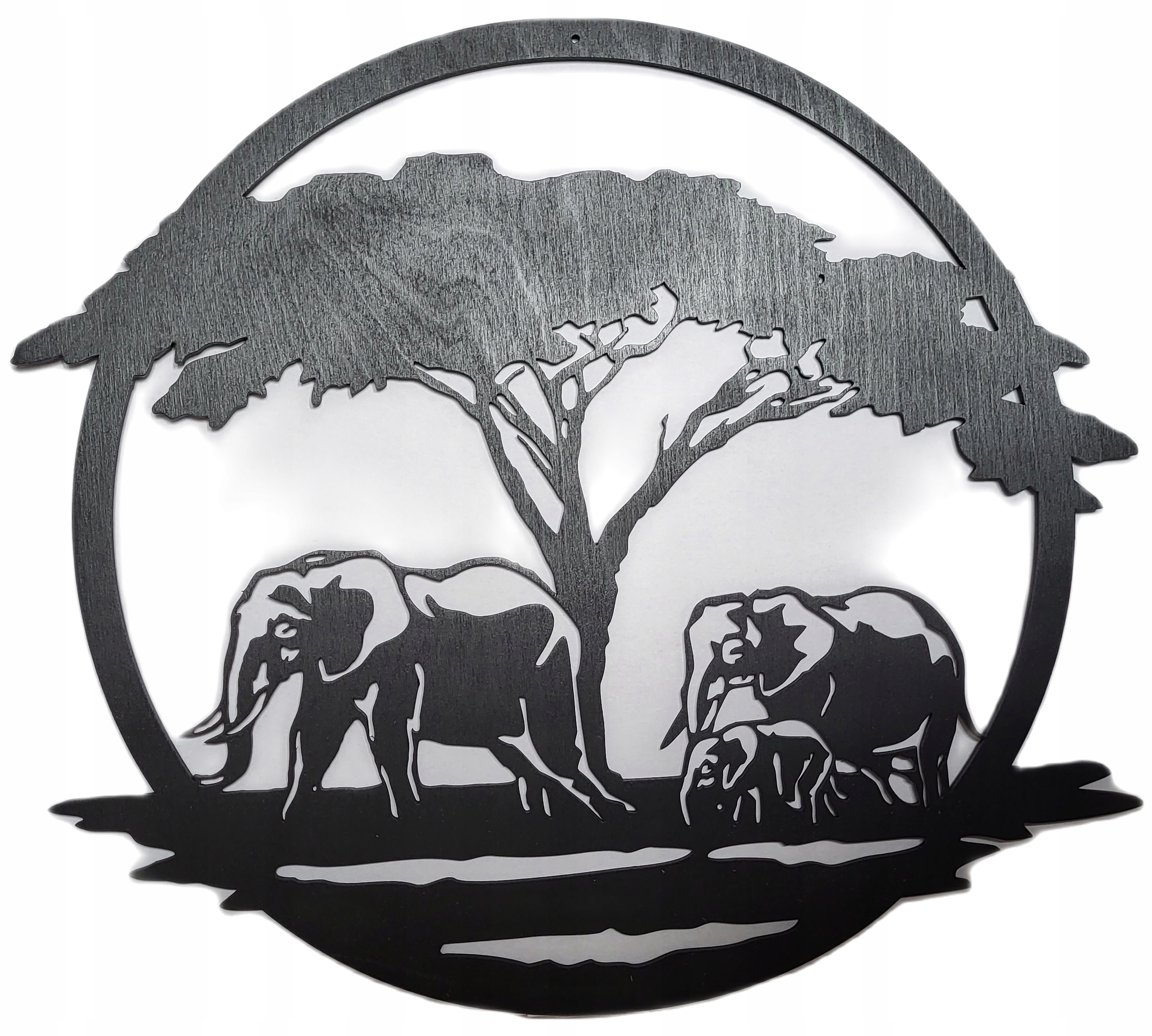 Bonsai z překližky, sloni, stromek pod mech 80 cm