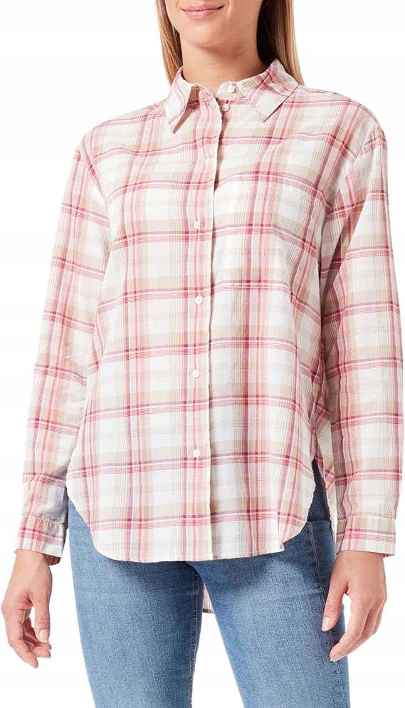 Marc O'polo Dámská Kostkovaná Košile S Dlouhým Rukávem Bavlna 32 6BA