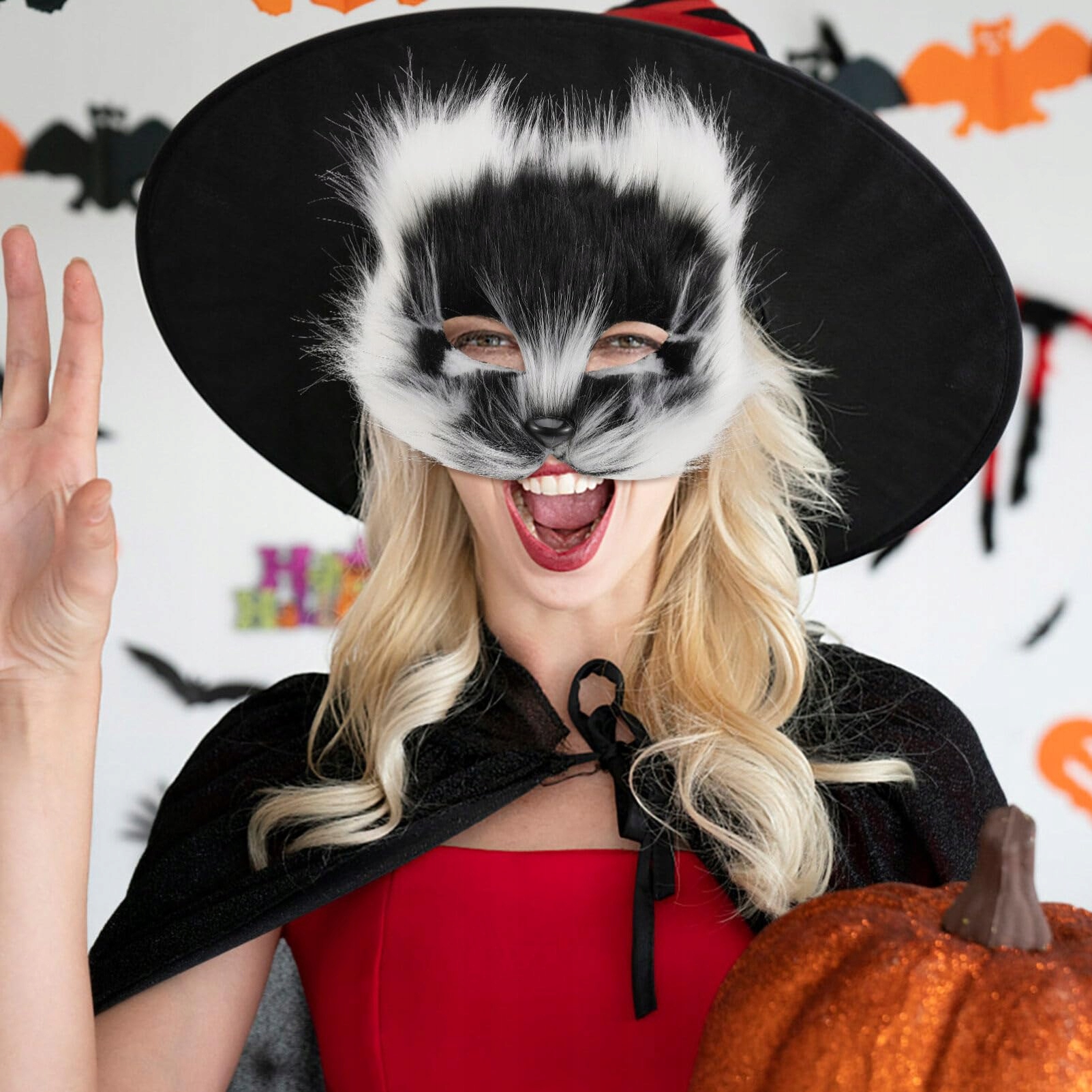 MASKA KOTA LISA WILKA THERIAN FURRY SZTUCZNE FUTRO KOSTIUM ZWIERZAK COSPLAY Marka inny