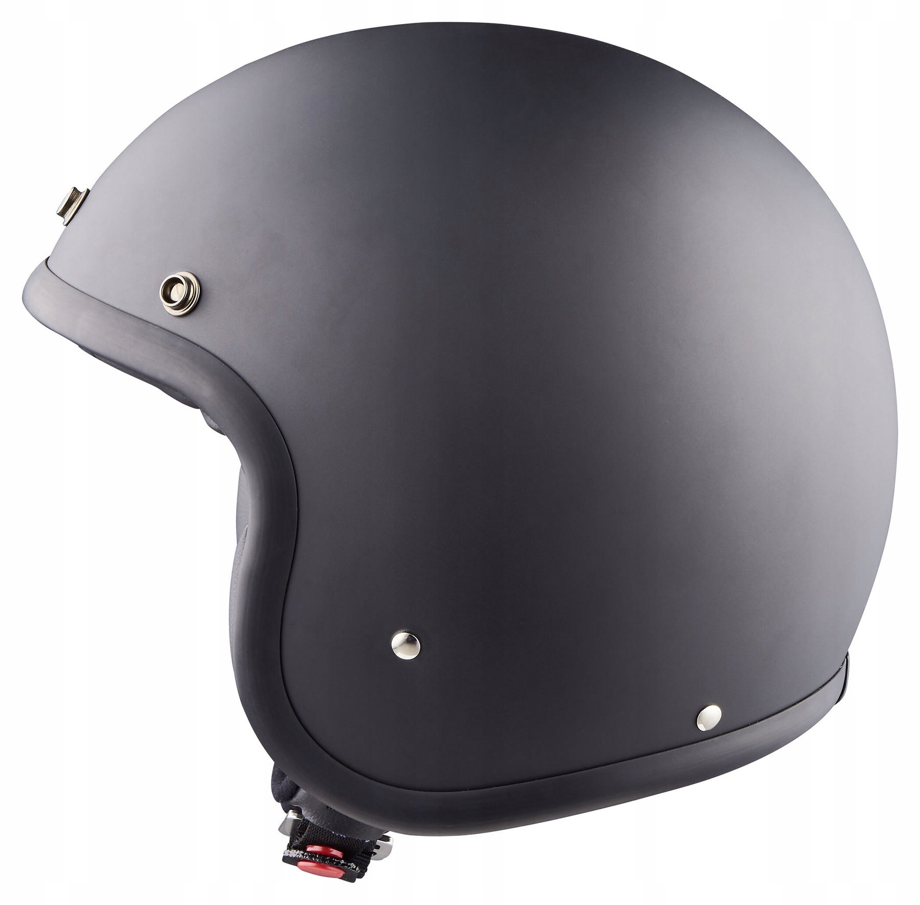 KASK DMD VINTAGE Kask Motocyklowy Na Chopper Kolor czarny