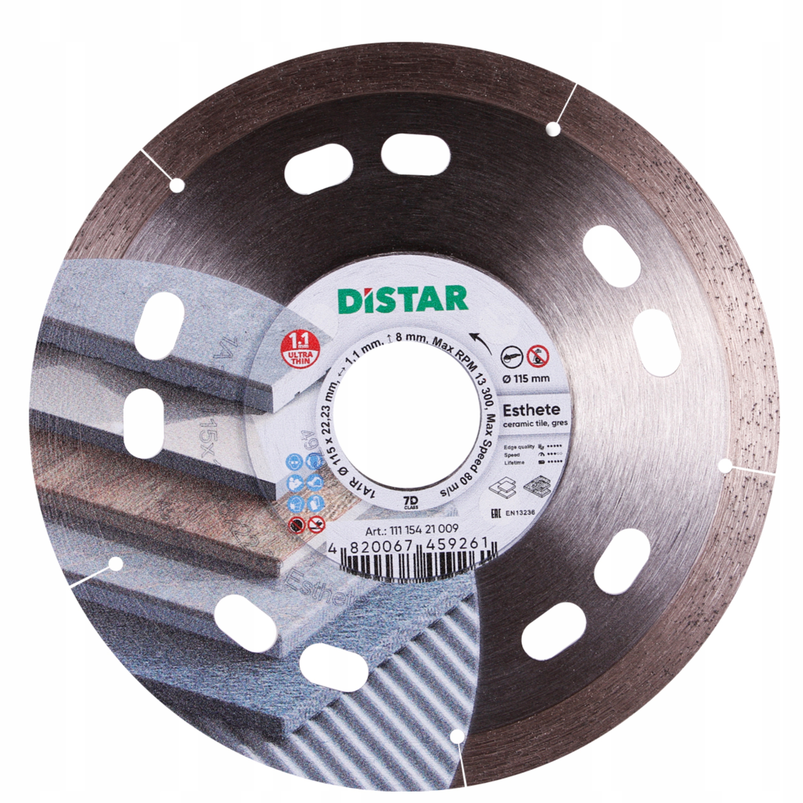DISTAR ESTHETE - Tarcza diamentowa do płytek 115