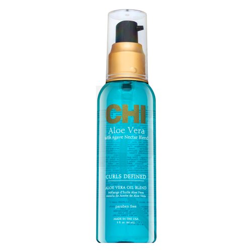 Chi Aloe Vera Curls Defined Aloe Vera Oil olej pro kudrnaté vlasy 89 ml