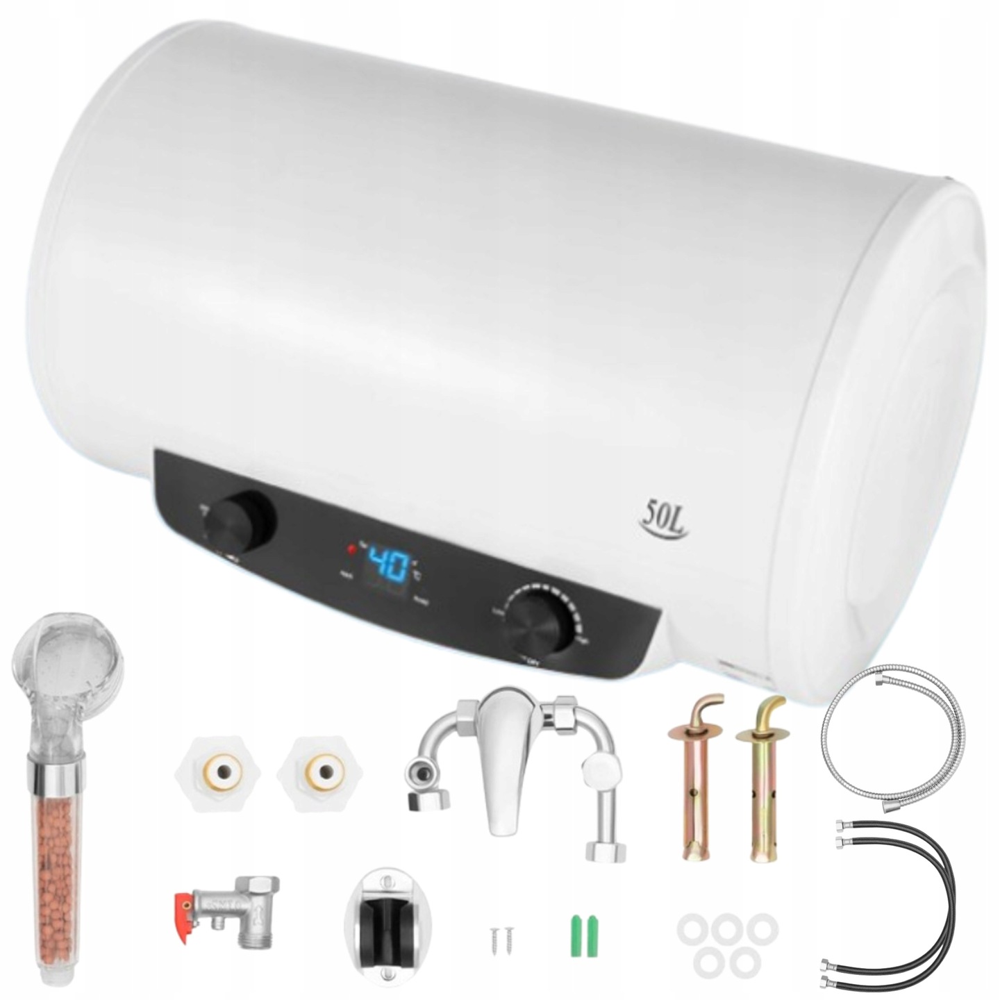 50L hladinový elektrický ohřívač vody 220V Bojler s ohřívačem vody
