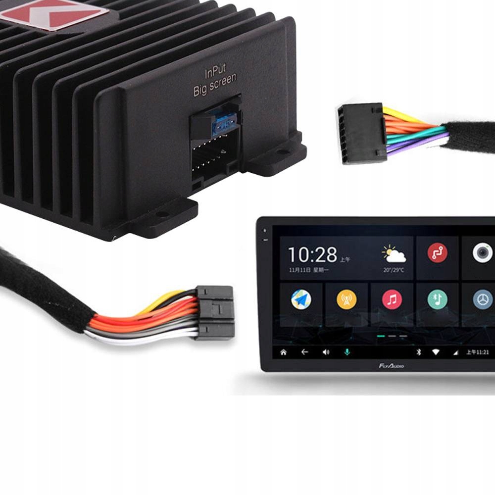 Zesilovač Zvuku 4 Automobilových Kanálů Dsp Třída A/b Pro Android