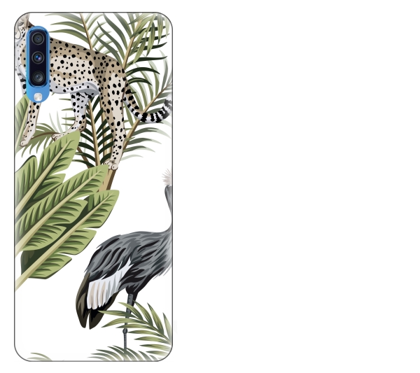 

Etui pokrowiec Samsung Galaxy A70 Wzór tropikalny