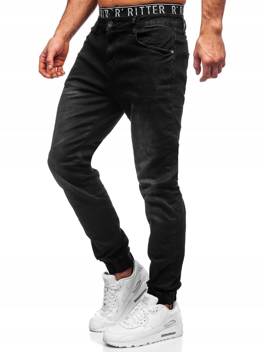 

Spodnie Jeansowe Męskie Czarne 61038W0 Denley_s