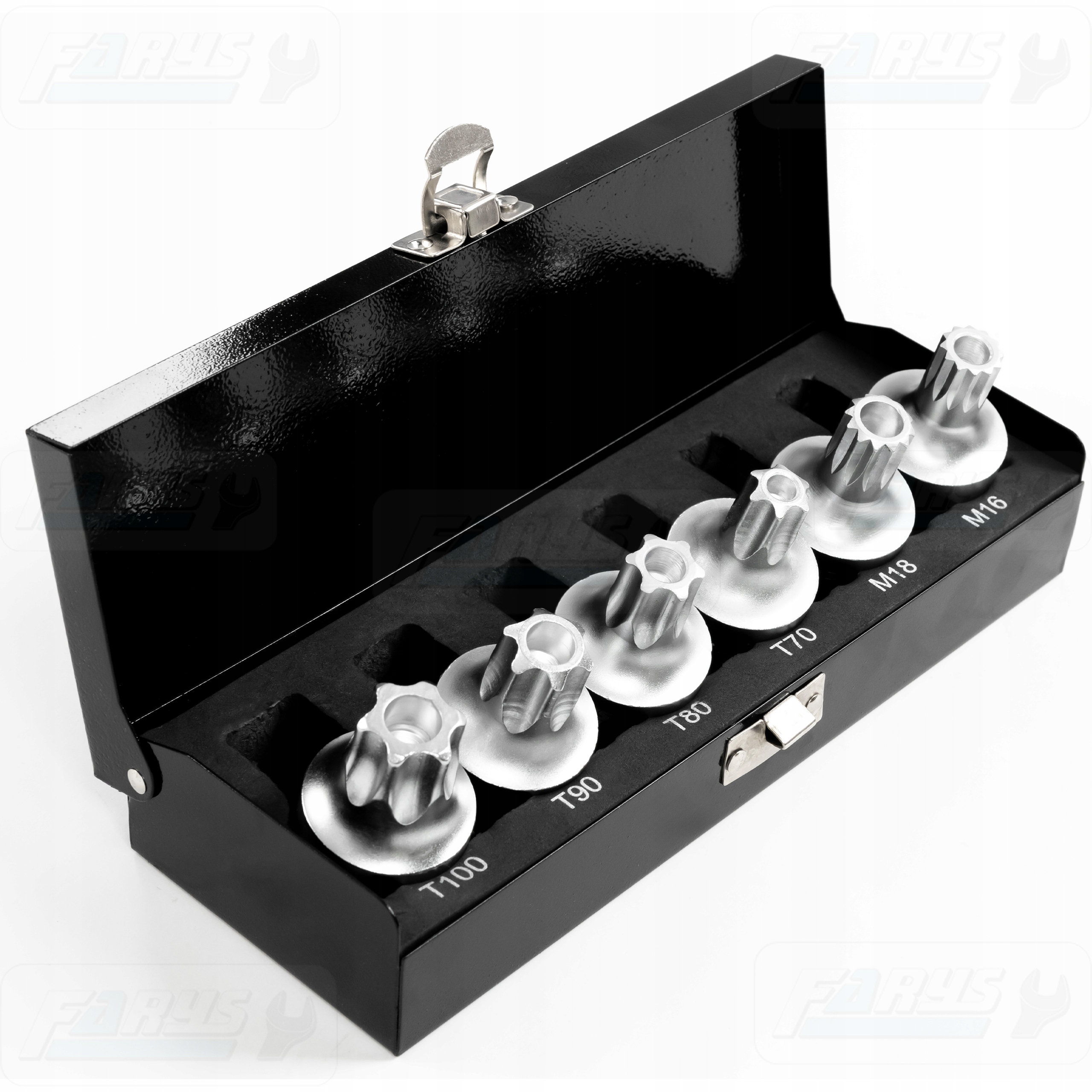 Sada 3/4 nástrčných klíčů Torx Spilne Silný Profesionální FR2061