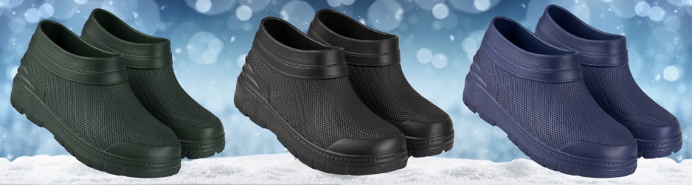 KALOSZE DAMSKIE KRÓTKIE NIE OCIEPLANE OGRODOWE PIANKOWE LEKKIE EVA 45 Kolor niebieski