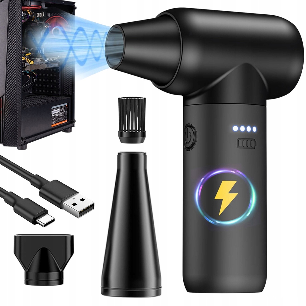 Výkonný Elektrický Foukač Stlačeného Vzduchu Kompresor Air Duster Pro Prach