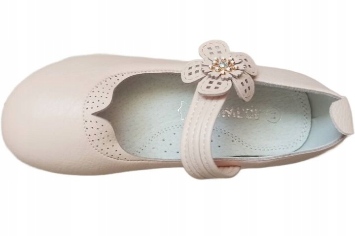 RÓŻOWE BUTY BALERINY ELEGANCKIE R.32 WKŁADKA SKÓRA PROFILOWANE P2-74 Kod producenta MC325 PINK A