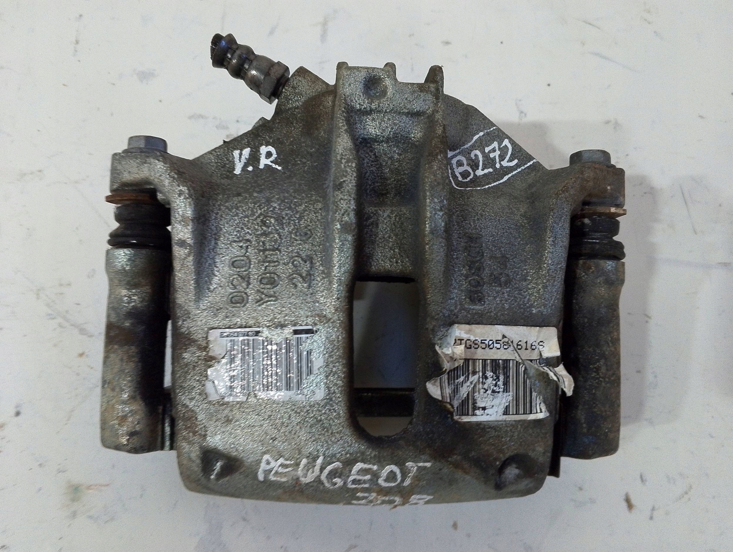Peugeot 208 and caliper brake front right Y0113222G (B272)