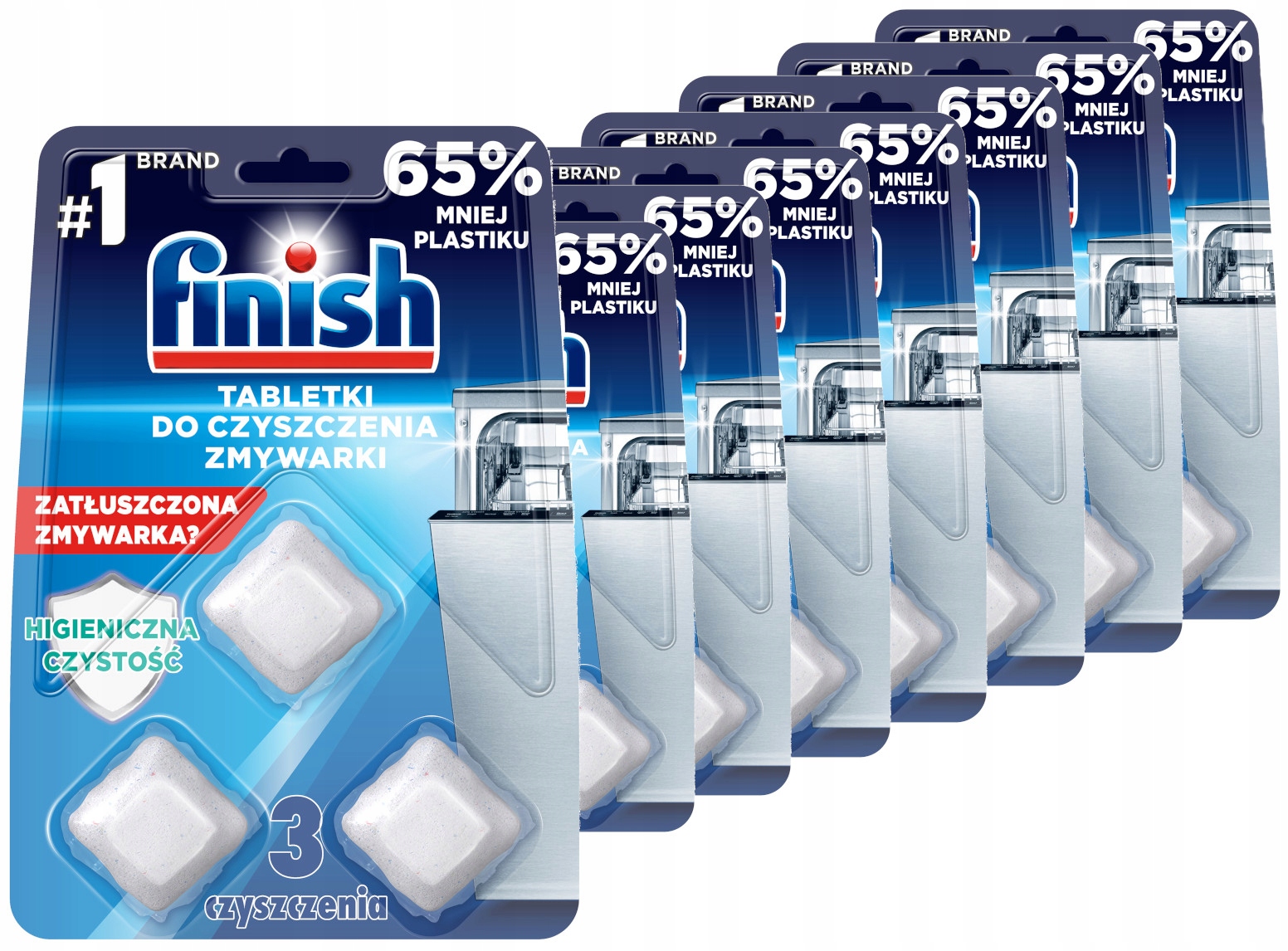Finish Čisticí tablety do myčky nádobí, sada 3 kusů