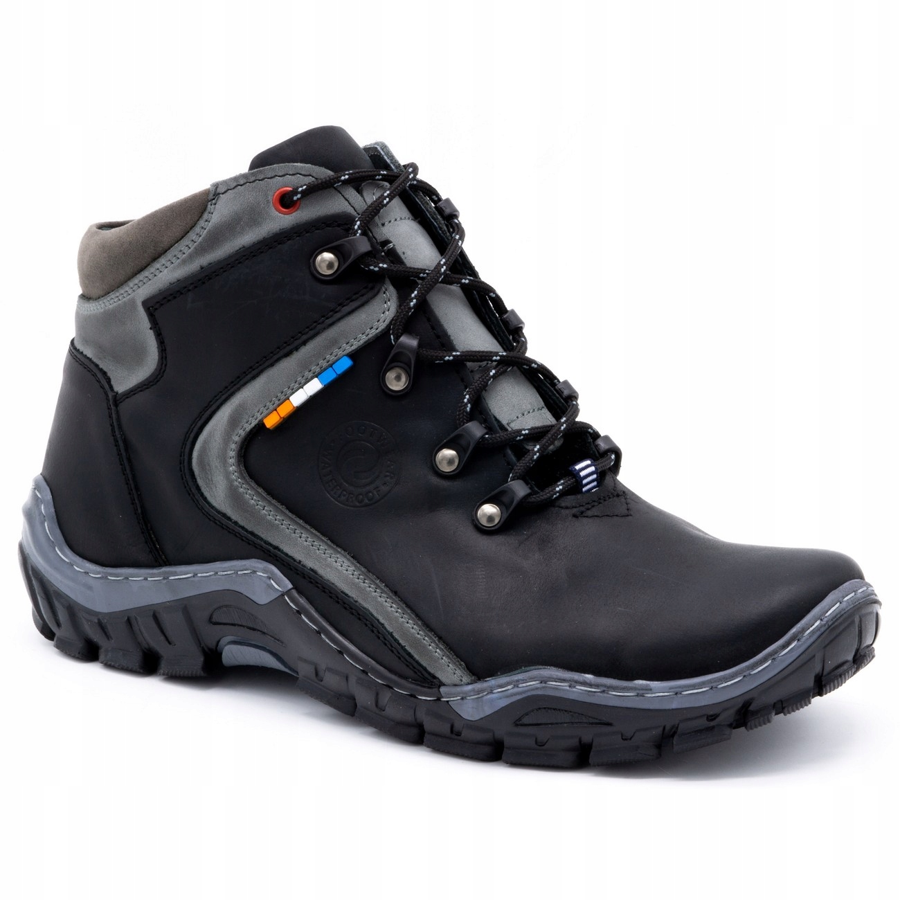 

Buty męskie zimowe skóra 129GT Czarny 39
