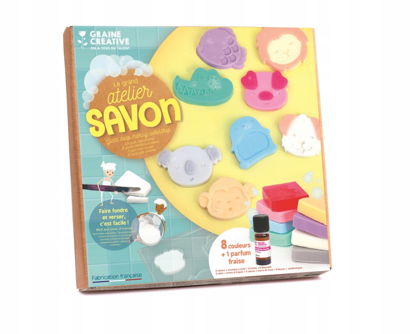 Levně Mýdlová sada Zvířata