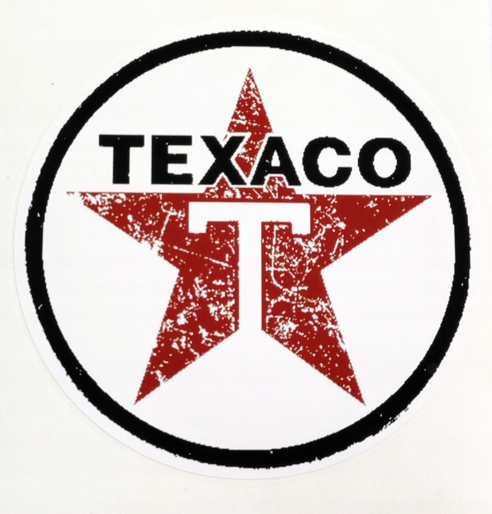 

Texaco naklejka drukowana