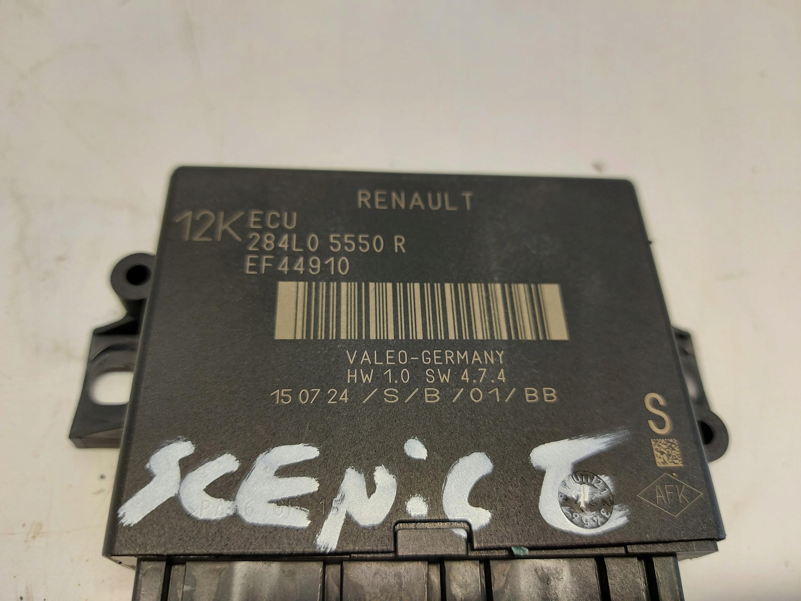 RENAULT Scenic E-Tech V 5 module control unit czujnikow PDC 284L05550R