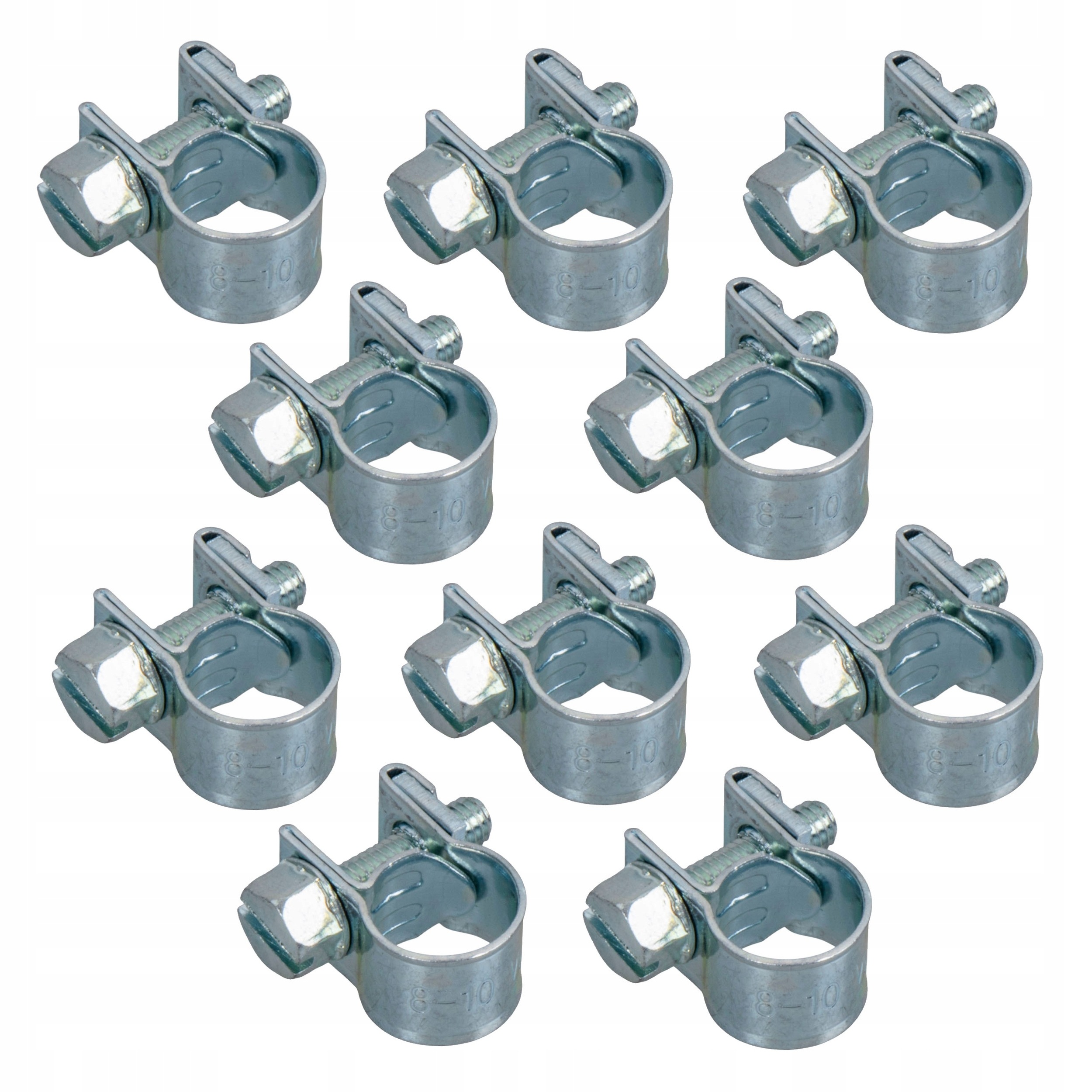 Opaska zaciskowa śrubowa mini Gbs 8-10mm stal ocynkowana W1 10szt.