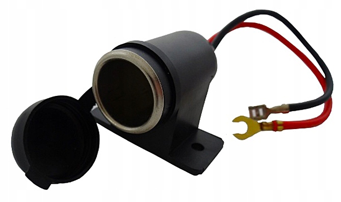 15A NOWE GNIAZDO ZAPALNICZKI WODOODPORNE 12V 24V U